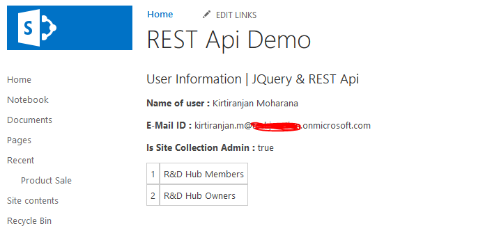 SharePoint Online – Getting current logged-in user’s group details ...