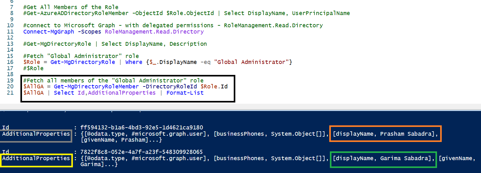 Microsoft PowerShell Graph – Executing CMDLET “Get ...